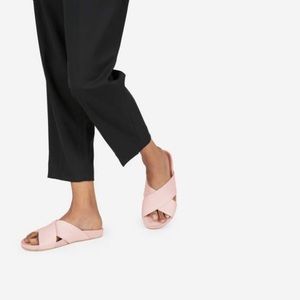 Everlane Form Crossover Slide Sandal Pale Rose